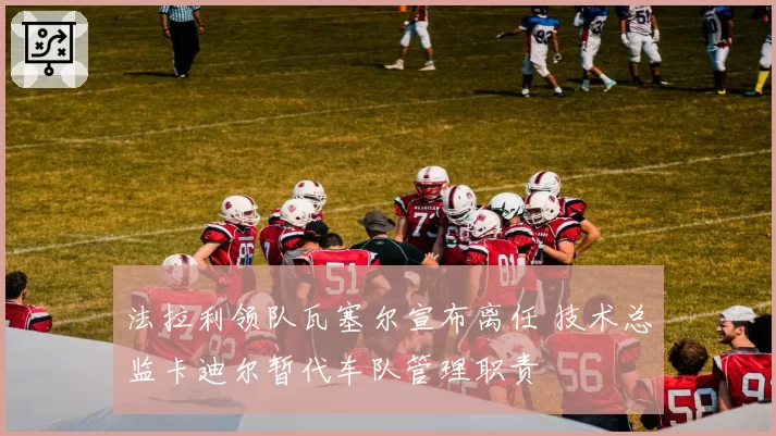 法拉利领队瓦塞尔宣布离任 技术总监卡迪尔暂代车队管理职责
